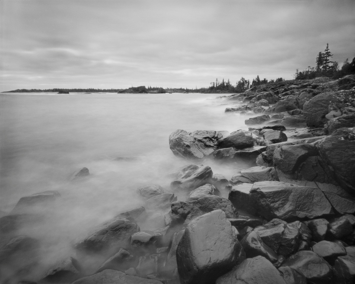 Blake Point, Isle Royale - pinhole camera photograph