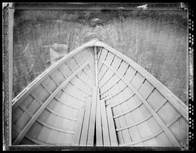 Rocking Boat, Isle Royale - pinhole camera photograph