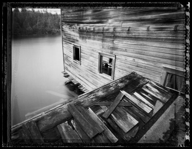 Savage Boathouse, Isle Royale - pinhole camera photograph