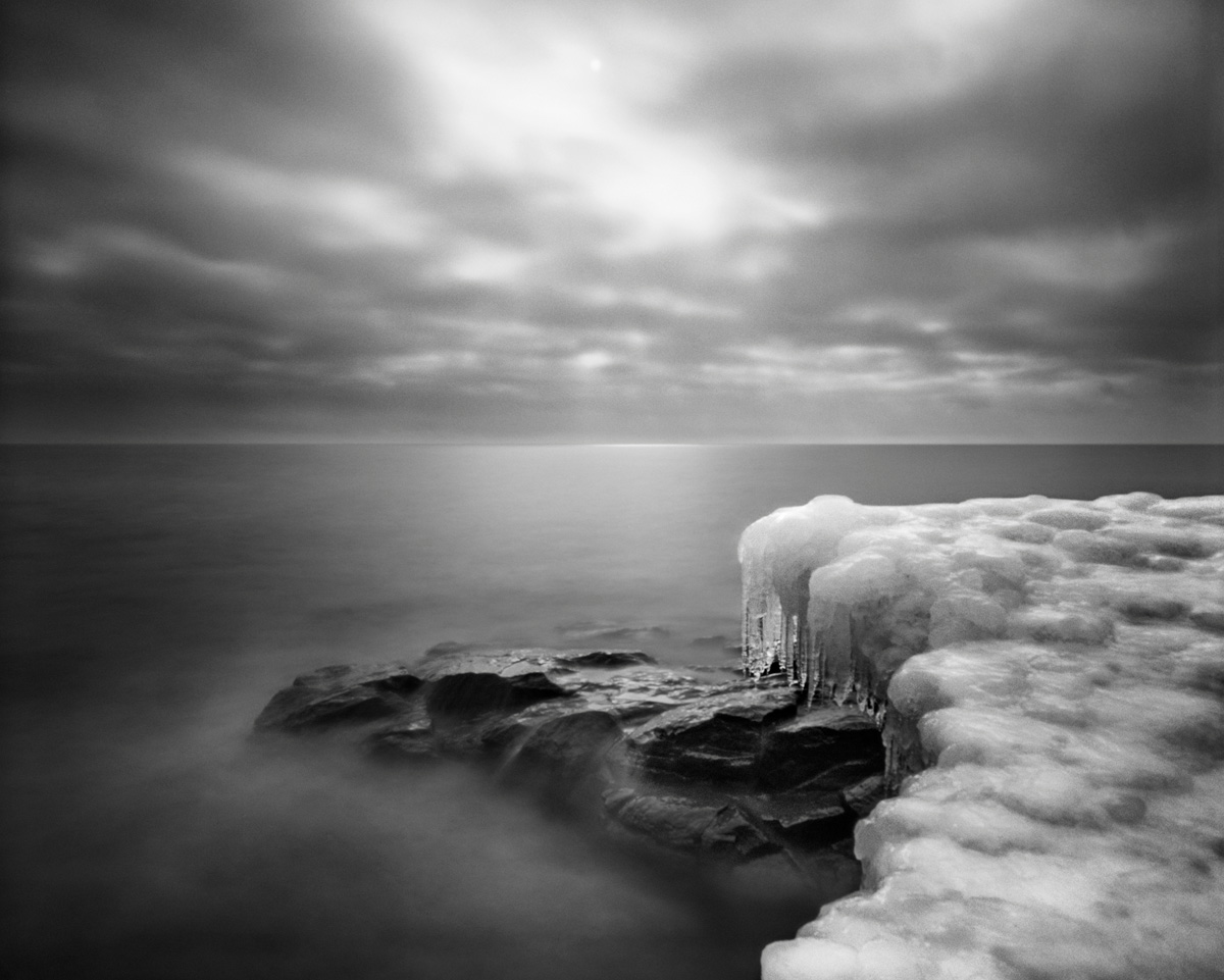 Ice Point, Lake Superior - pinhole camera photograph